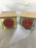 Square Circle E candle. 22 oz