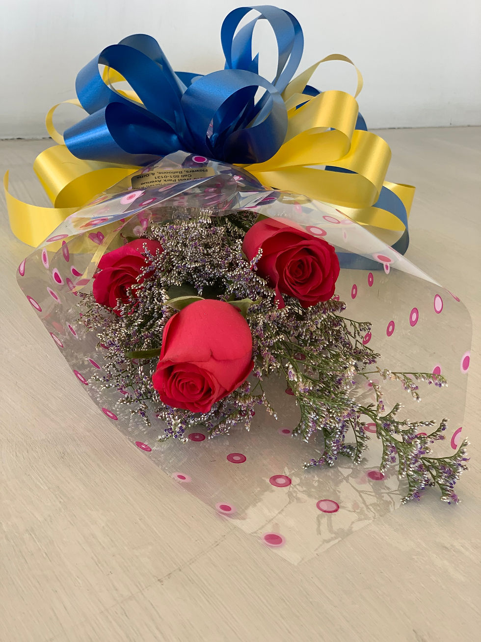 fresh rose presentation