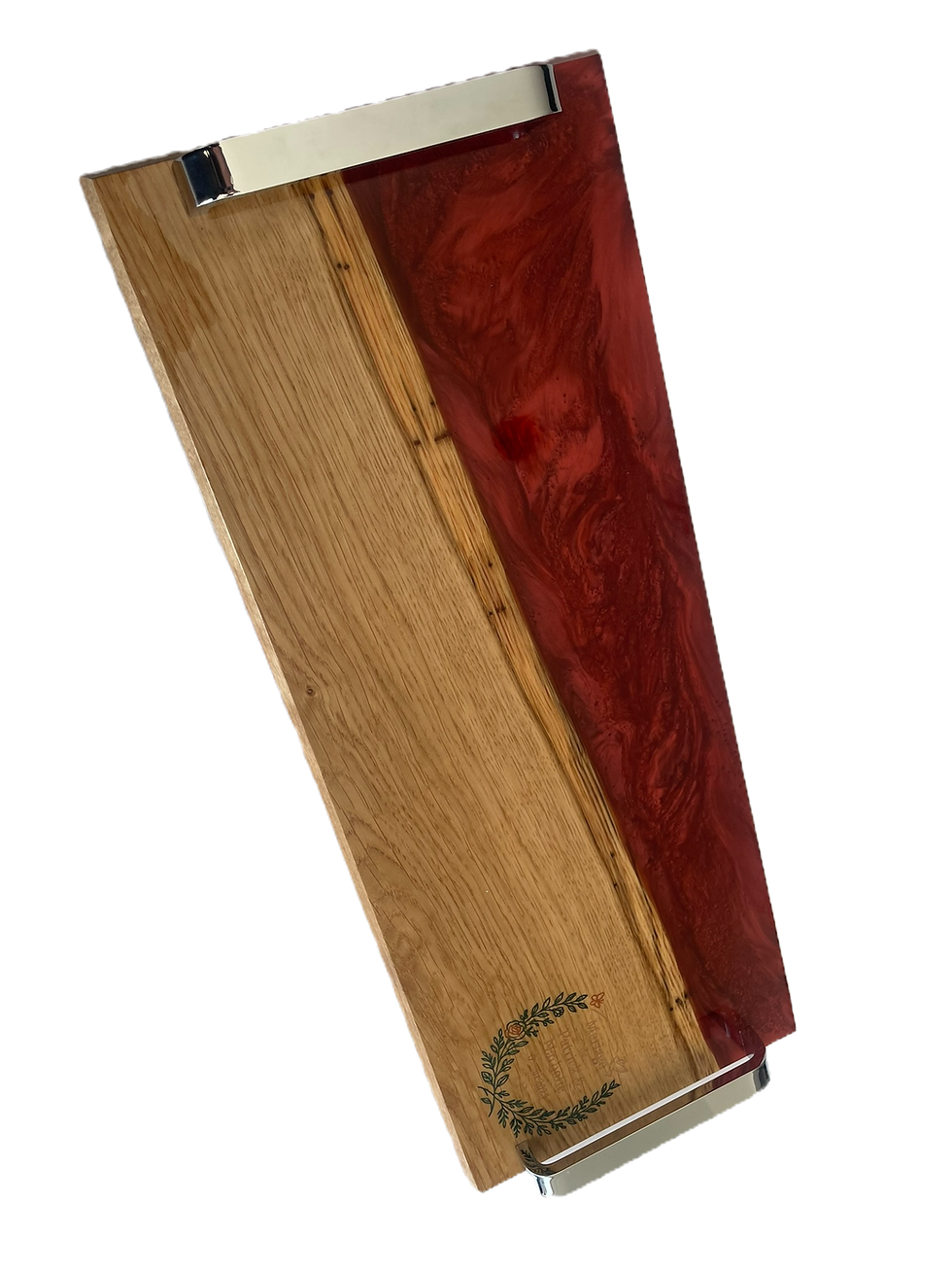 Rouge métallisé - gravure mariage