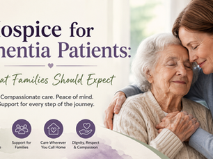 Hospice for dementia patients in Conroe, Tx offering compassionate end-of-life care, comfort, and family support