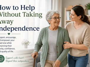 How to Help Without Taking Away Independence