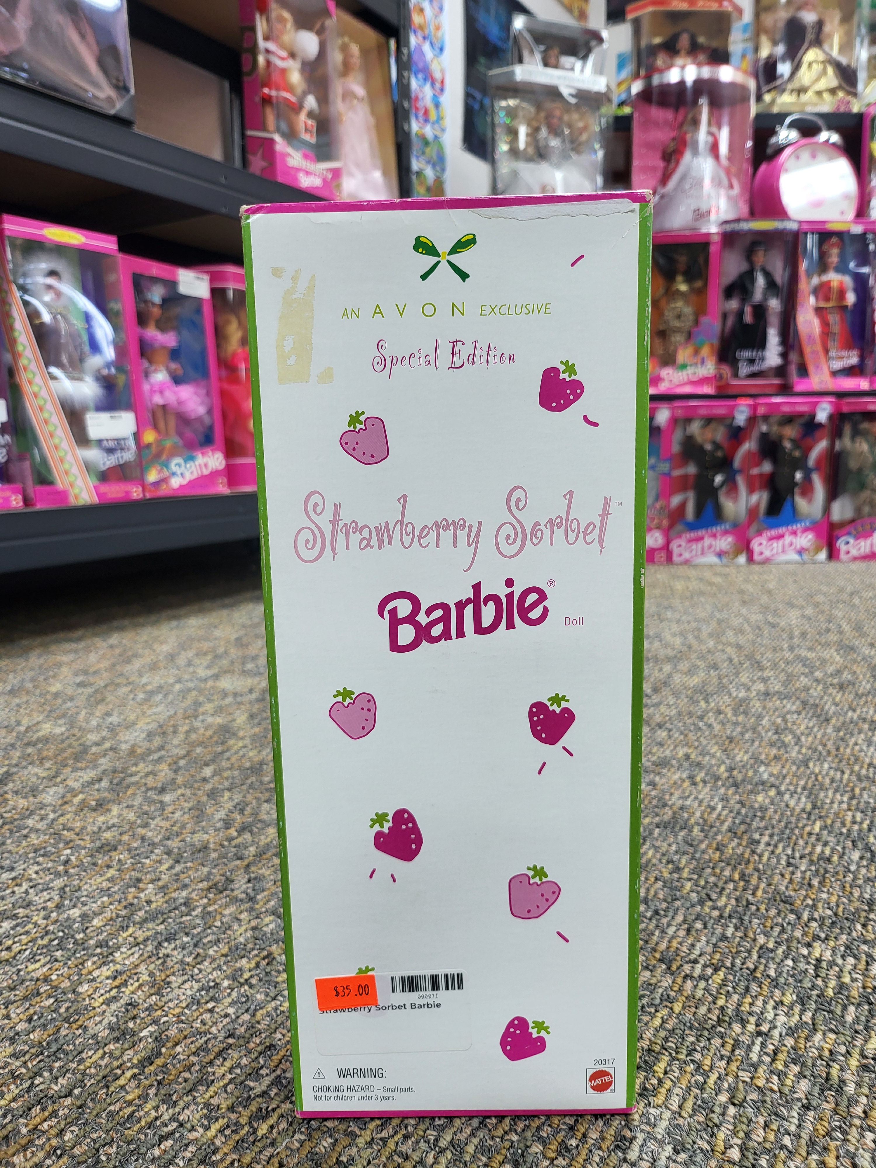 An Avon Exclusive Special Edition Strawberry Sorbet Barbie
