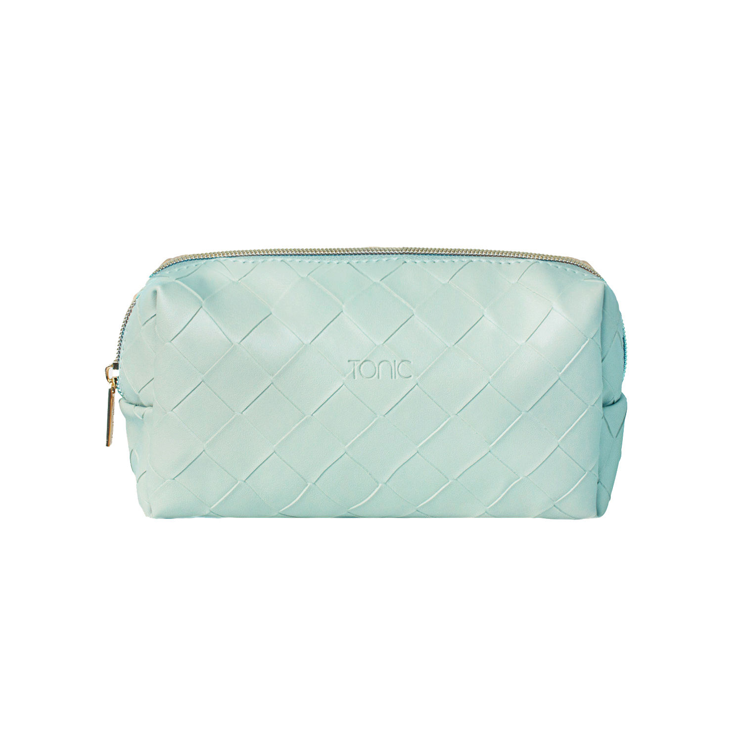 Tonic Woven Small Beauty Bag Teal