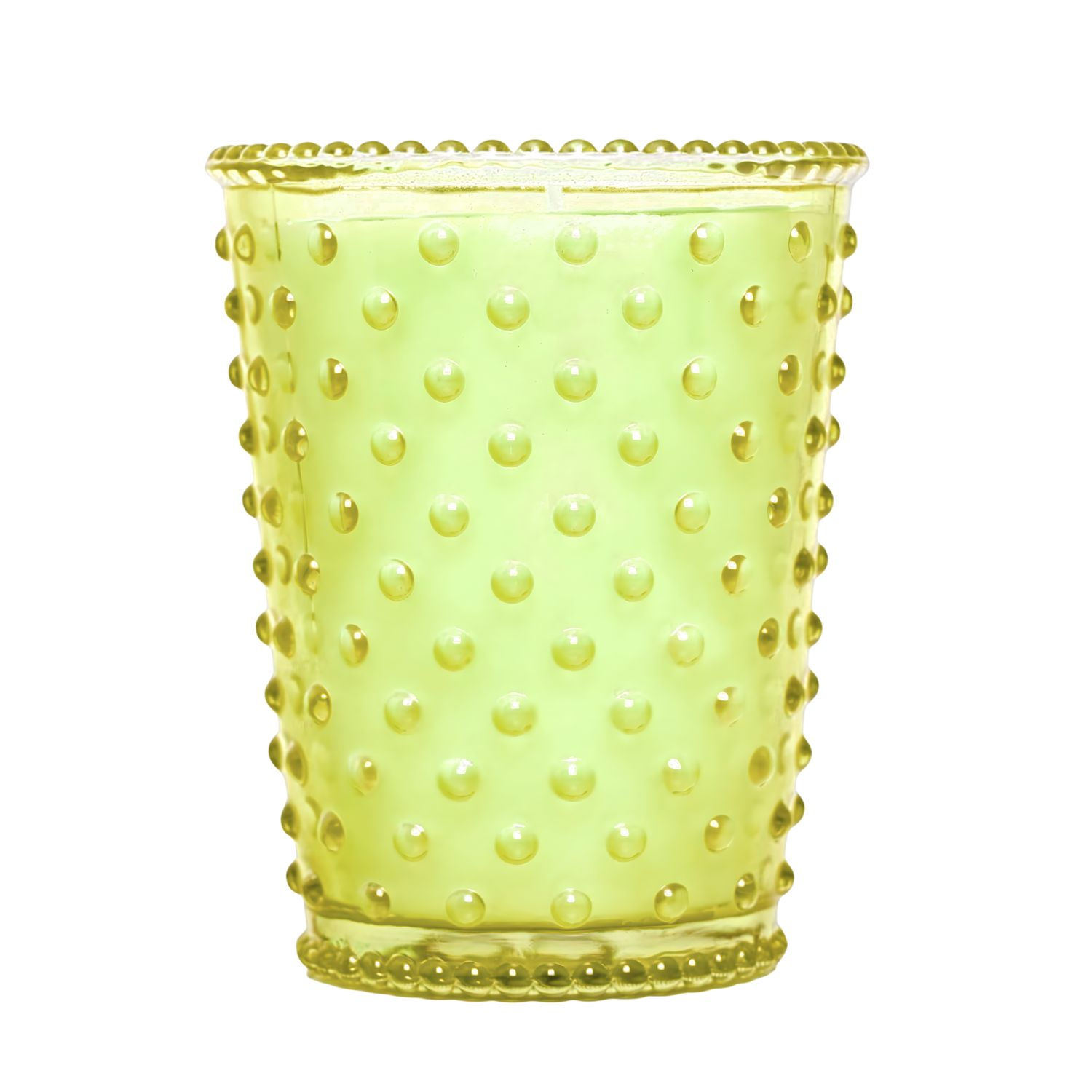 Simpatico Hobnail Glass Candle Riesling & White Pear #682