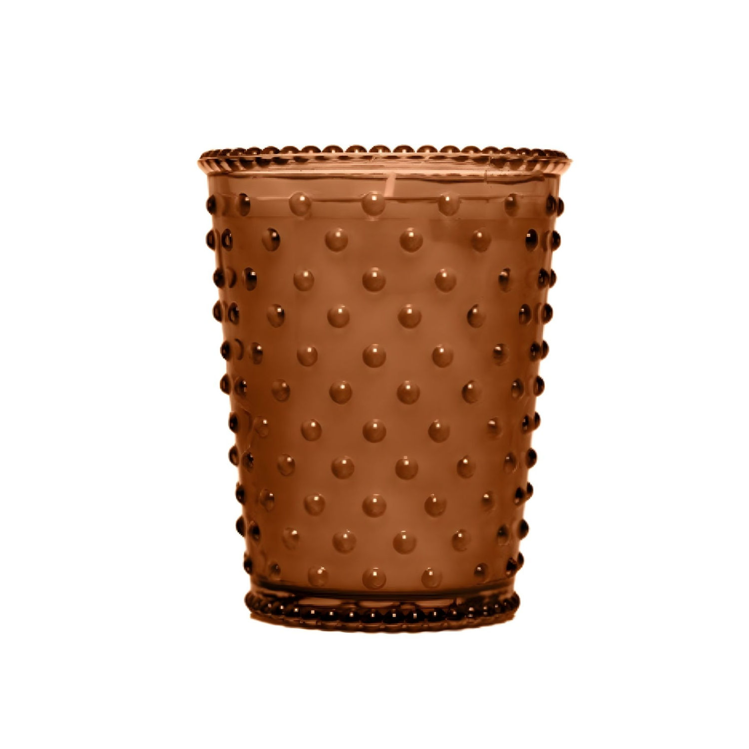 Simpatico Hobnail Glass Candle Apple Maple Bourbon #268