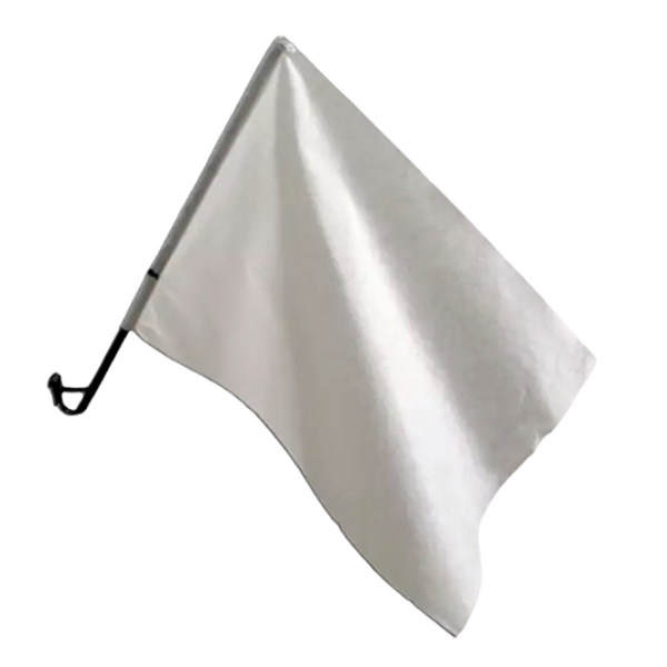 Bandeiras per. p/vidro carro(tecido) 42x27cm 10 un