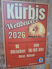 Plakat Kürbiswettbewerb