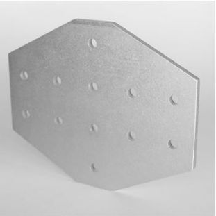Fractional 10 Series 12 Hole Cross Plate by TSLOTS