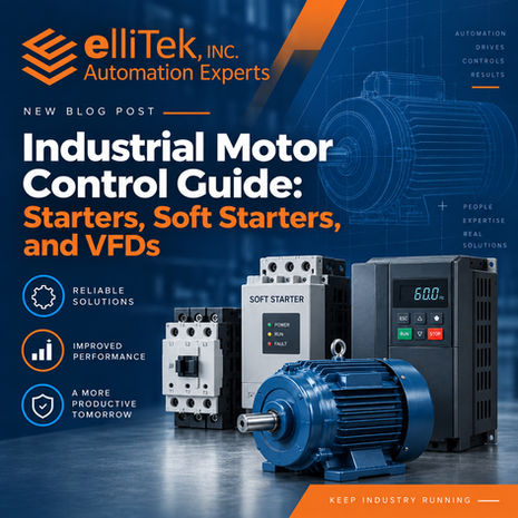 Industrial Motor Control Guide: Starters, Soft Starters, and VFDs