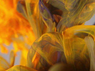 Yellow and Gold Smoke
