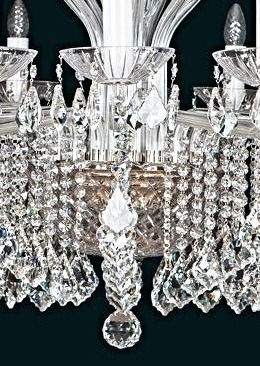 Thumbnail: Large modern crystal chandeliers "Berkana L226/20/04 N" for dining room