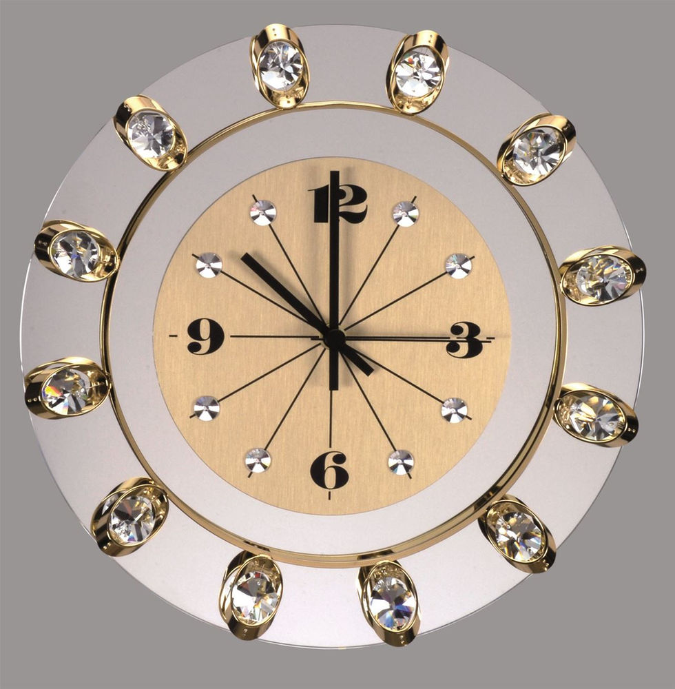 Wall clocks with premium crystal for decorations your interiors. Do yo