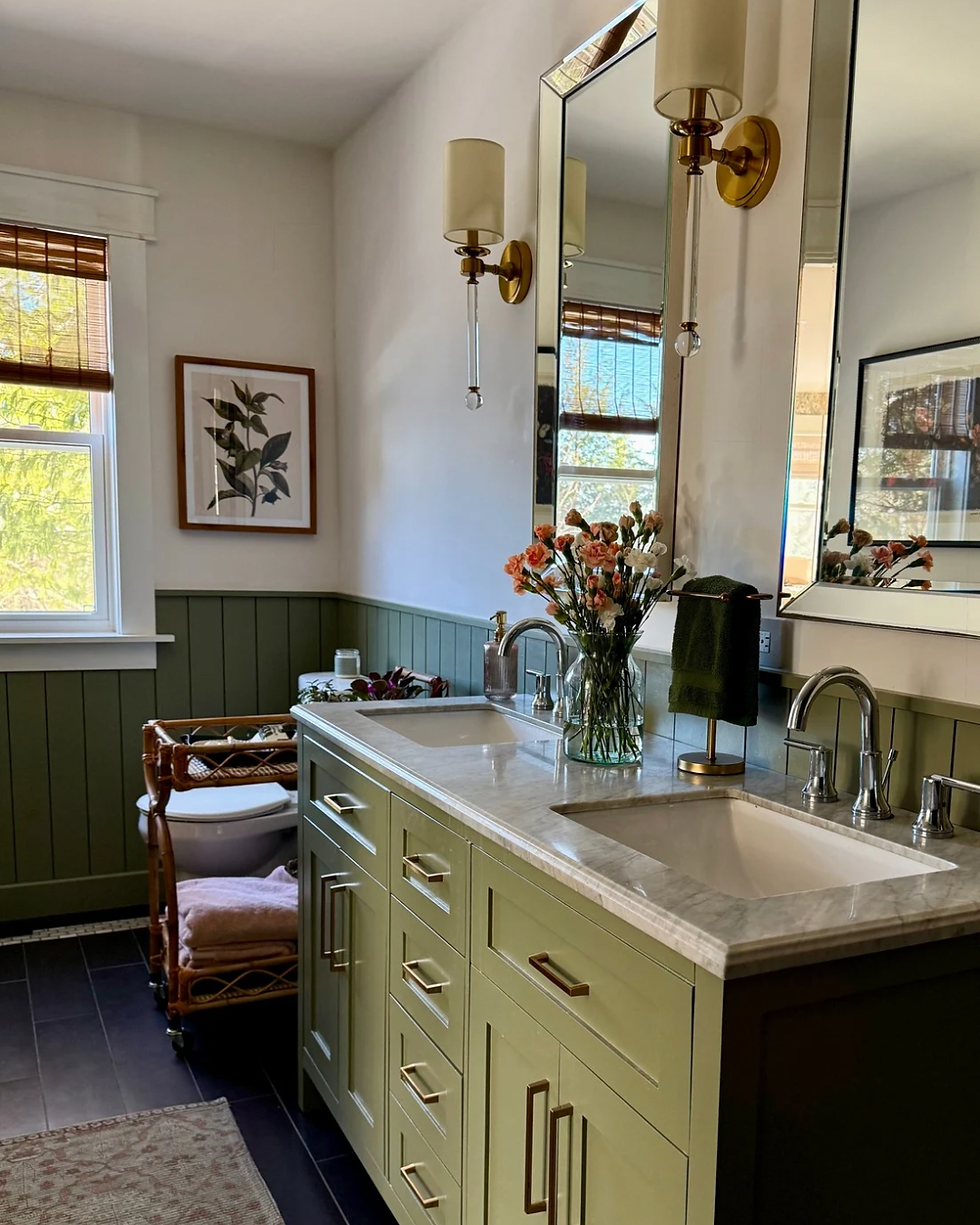 Bathroom renovation, Bluebird Interiors by Katie Kohler (Fredericton New Brunswick)