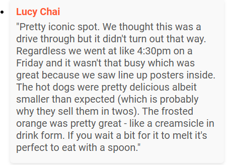 Restaurant Reviews