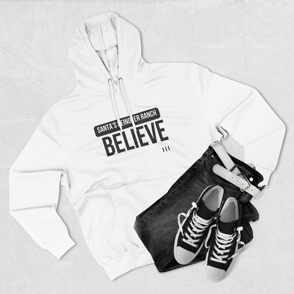 Thumbnail: Santa's Ranch Believe Hoodie