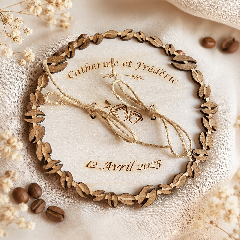 PORTE ALLIANCES MARIAGE – Grains de Café