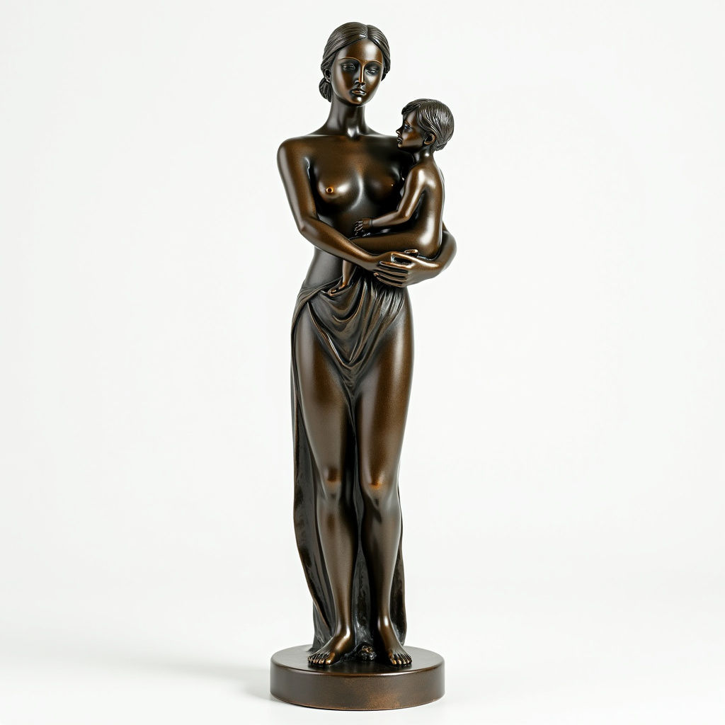Bronze Mother Figure
