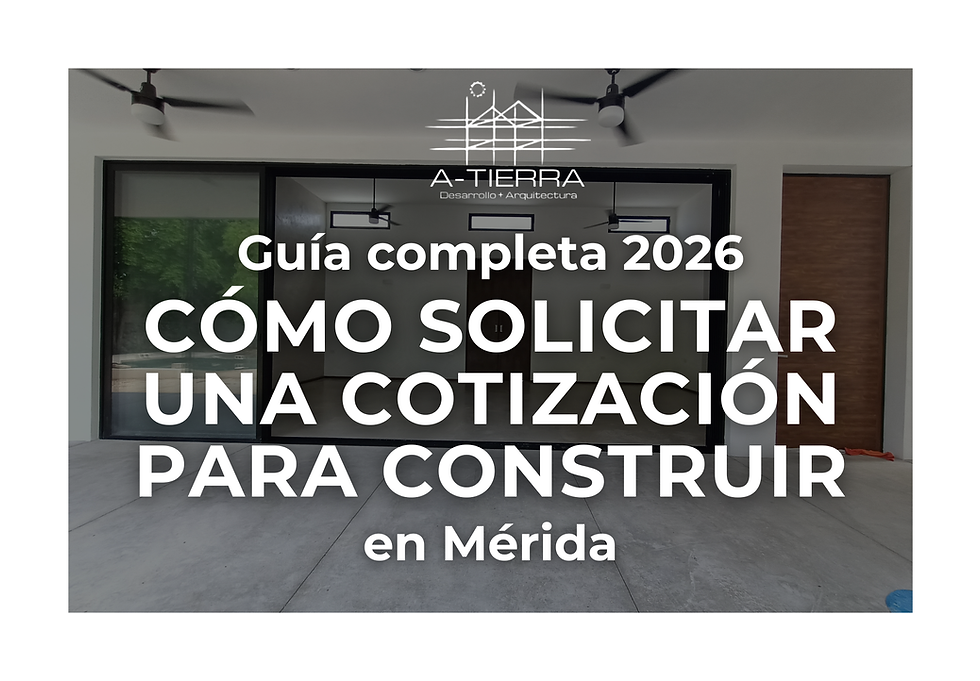 Cotización para construir en Mérida