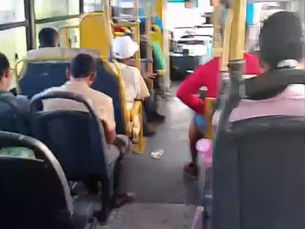 Passageiro denuncia condições críticas, degradantes e deploráveis de ônibus da Expresso Metropolitano em Simões Filho