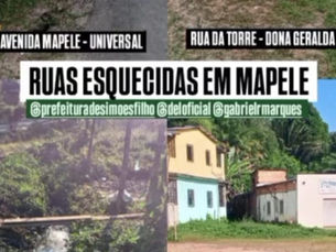 DESCASO EM MAPELE: Comunidade clama por dignidade, respeito e ação da atual gestão da Prefeitura de Simões Filho