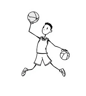 an animated basketball player like a stick figure black and white.jpg
