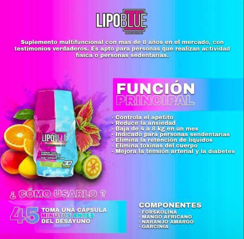 Miniatura: LIPO BLUE CLASICO + DETOX + REDUCTIVE PRO