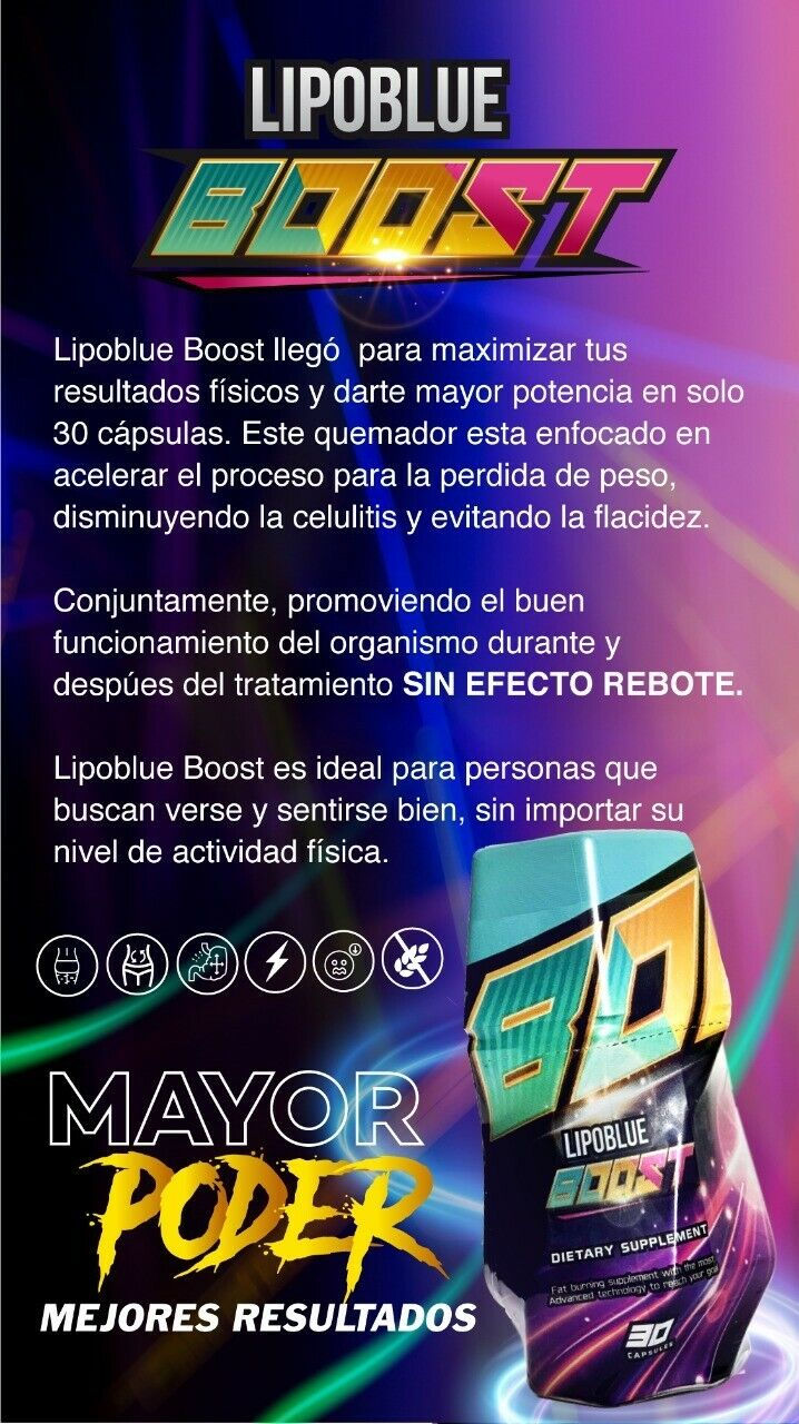 Miniatura: 3 LIPO BLUE BOOST + 3 DETOX + GEL REDUCTIVE PRO
