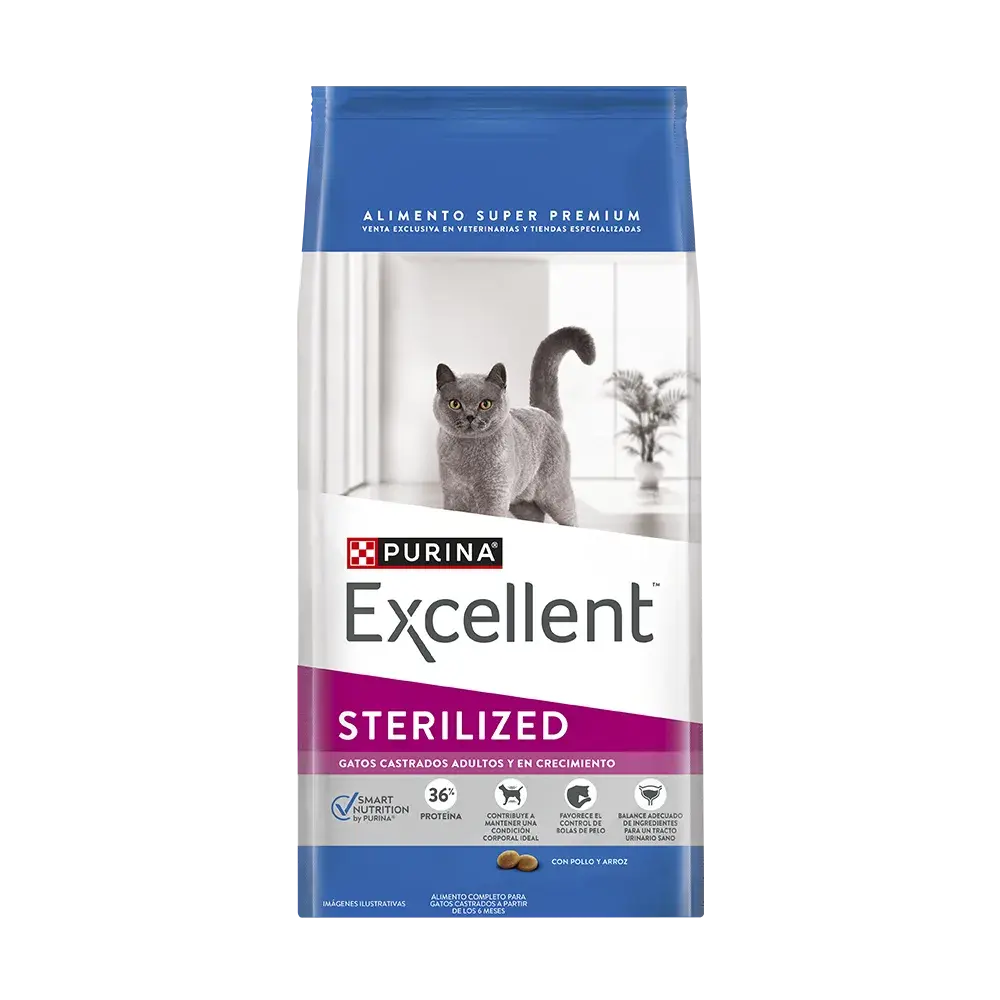 Purina Excellent Gatos Adultos Sterilized