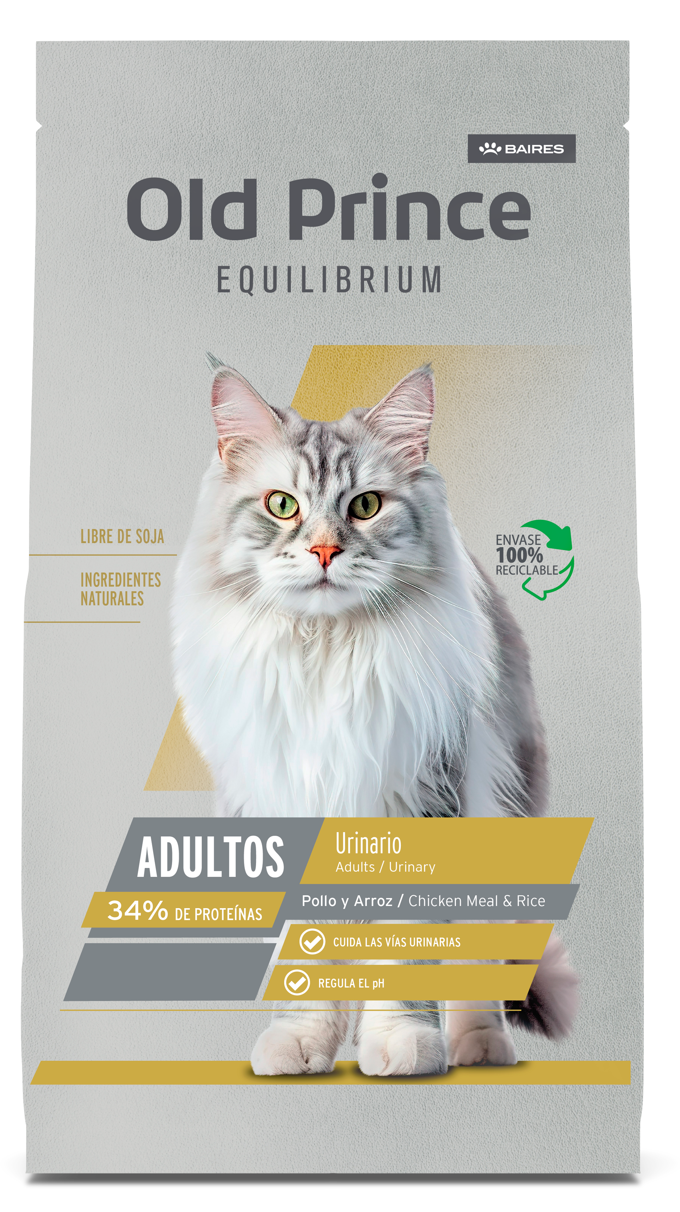 Old Prince Equilibrium Gatos Adultos Urinary