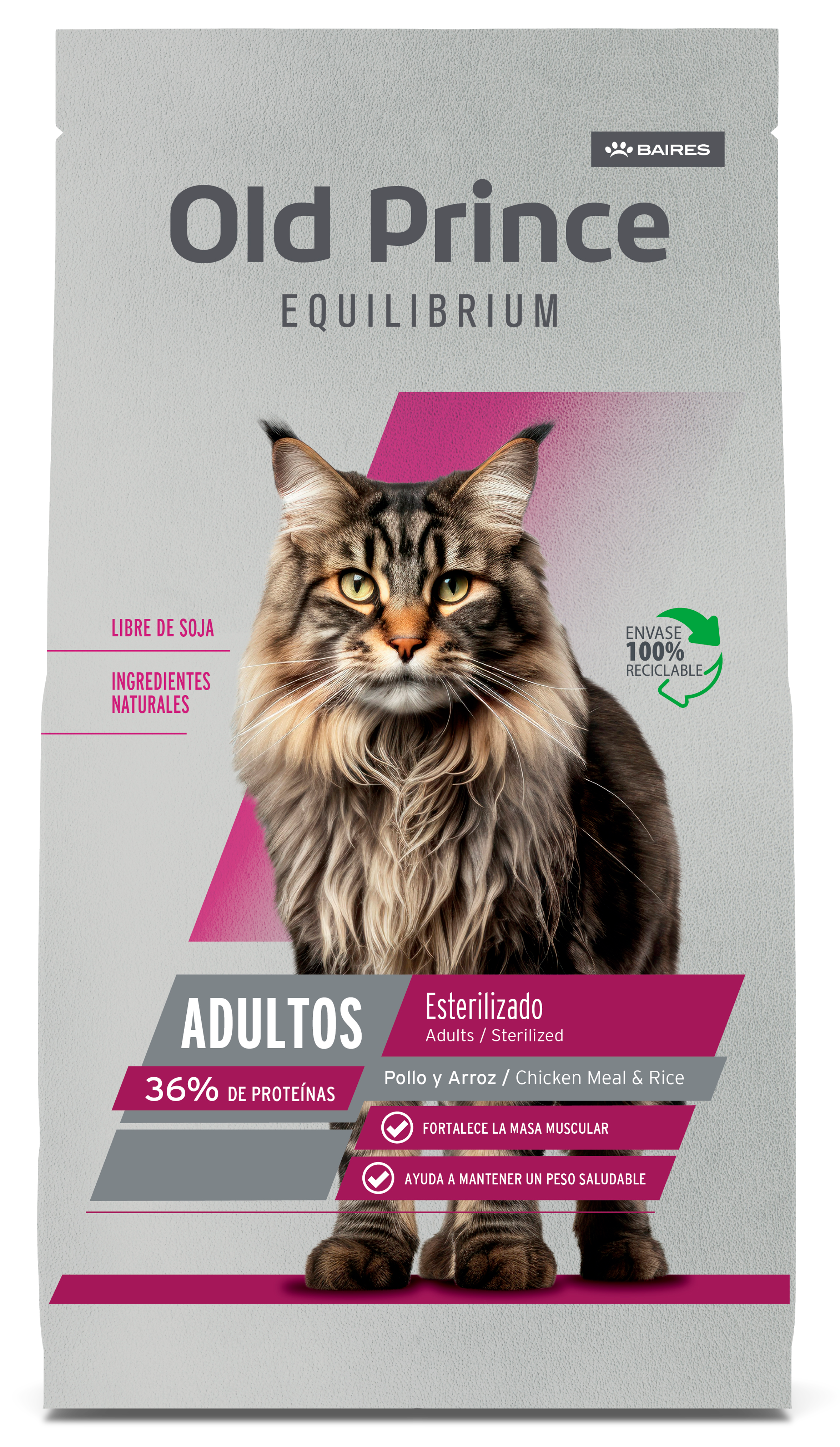 Old Prince Equilibrium Gatos Adultos Esterilizados