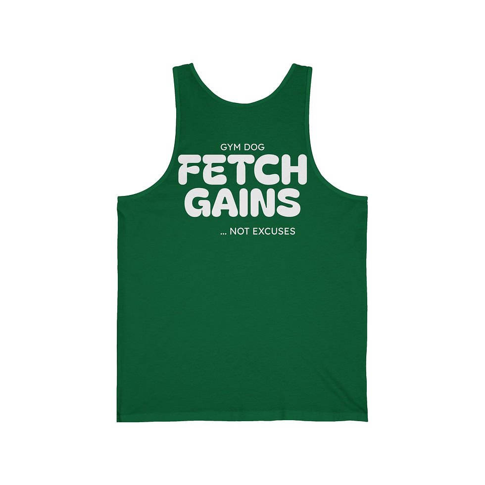 Thumbnail: German Shepard Tank Grey - "Fetch Gains"