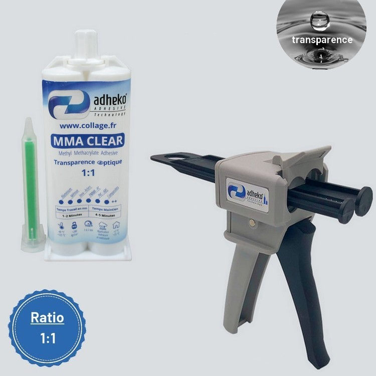 Coller PMMA sur PMMA
