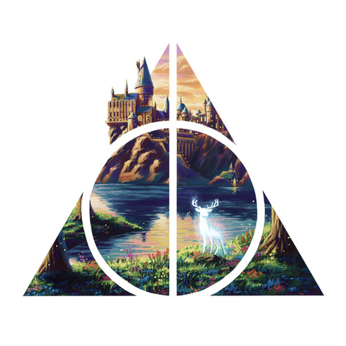 Deathly Hallows Symbol, Print | seancarlsonart