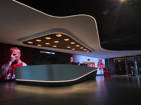 LED strip Dali verlichting dimbaar AZ Alkmaar