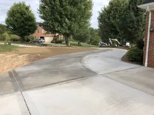 brk custom concrete, concrete driveway, pools, retaining walls, outdoor living spaces,