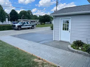 brk custom concrete, concrete driveway, pools, retaining walls, outdoor living spaces,