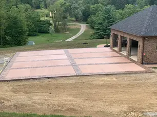 brk custom concrete, concrete driveway, pools, retaining walls, outdoor living spaces,