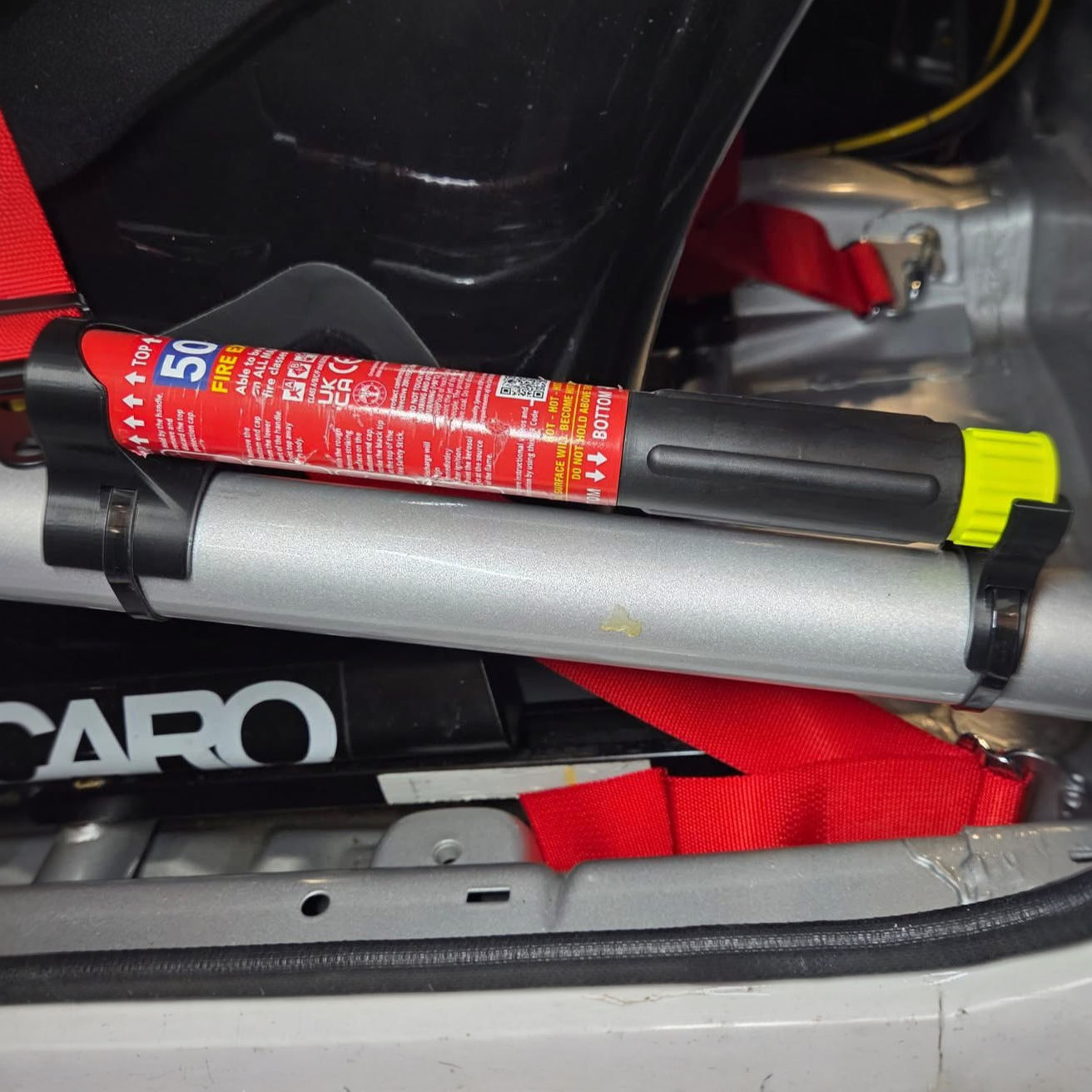 50 Second firestick installed on a SKR roll cage mount