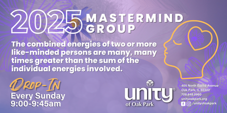 Sunday Morning Spiritual Mastermind group
