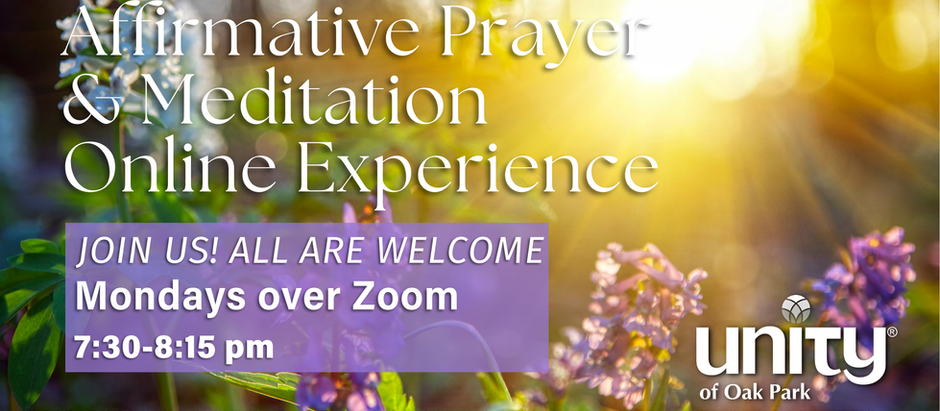 Online Prayer & Meditation Experience - Every Monday on Zoom