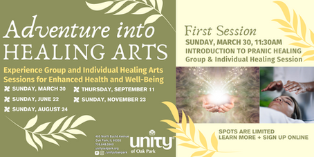 Join us for a Pranic Healing Session, an energy healing modality similar to Reiki where the practitioner harnesses universal soul energy to support healing.