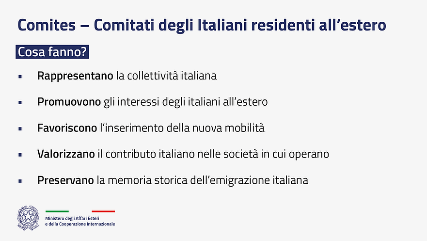 What the Comites do