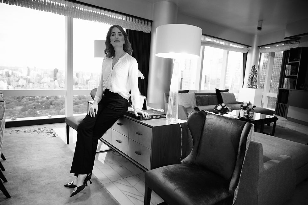 Svea Fina in New York City at the Mandarin Oriental in New York, 2024