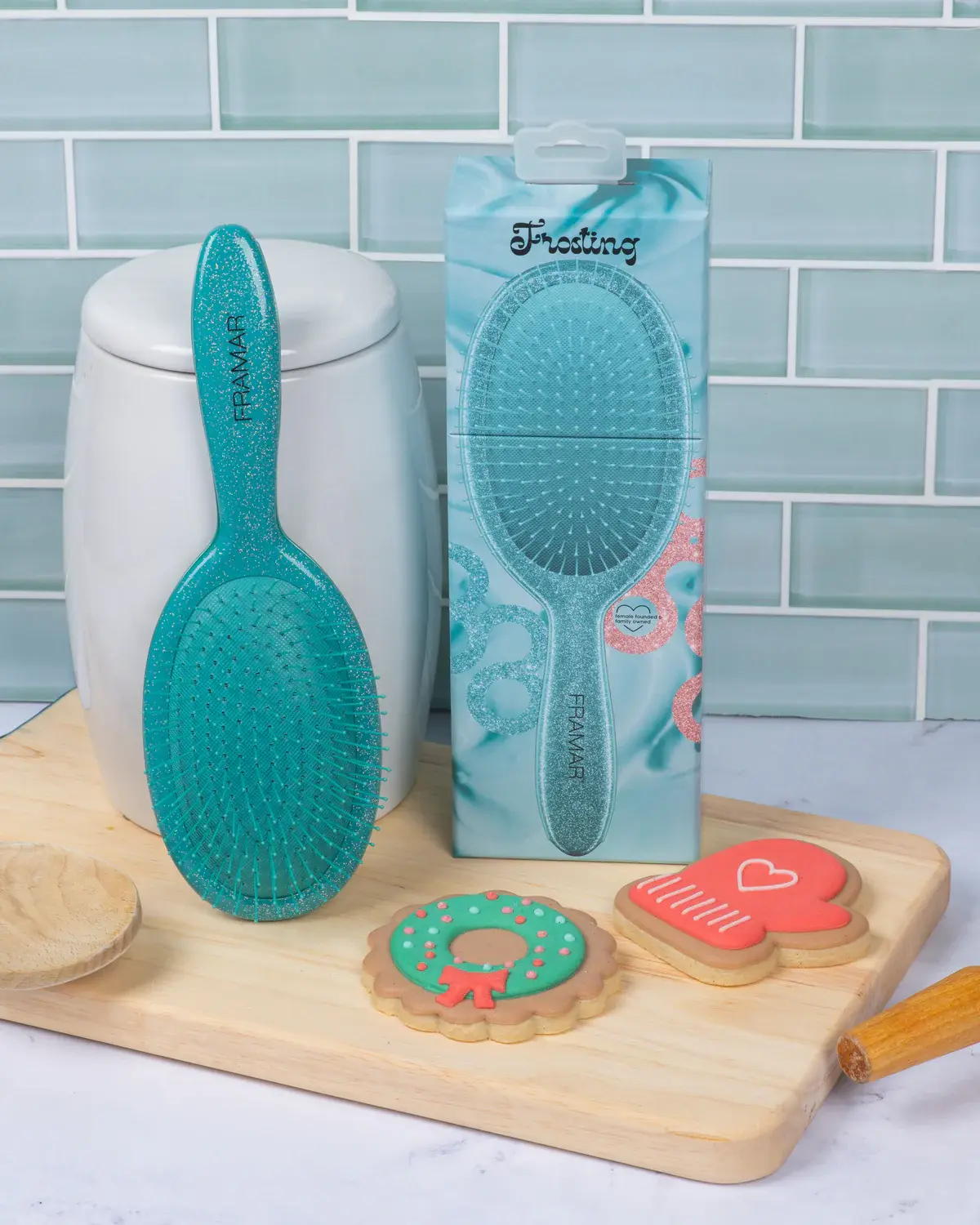 Framar: Detangling Brush - Frosting