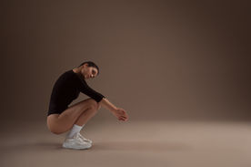 fashion photography, yoga position