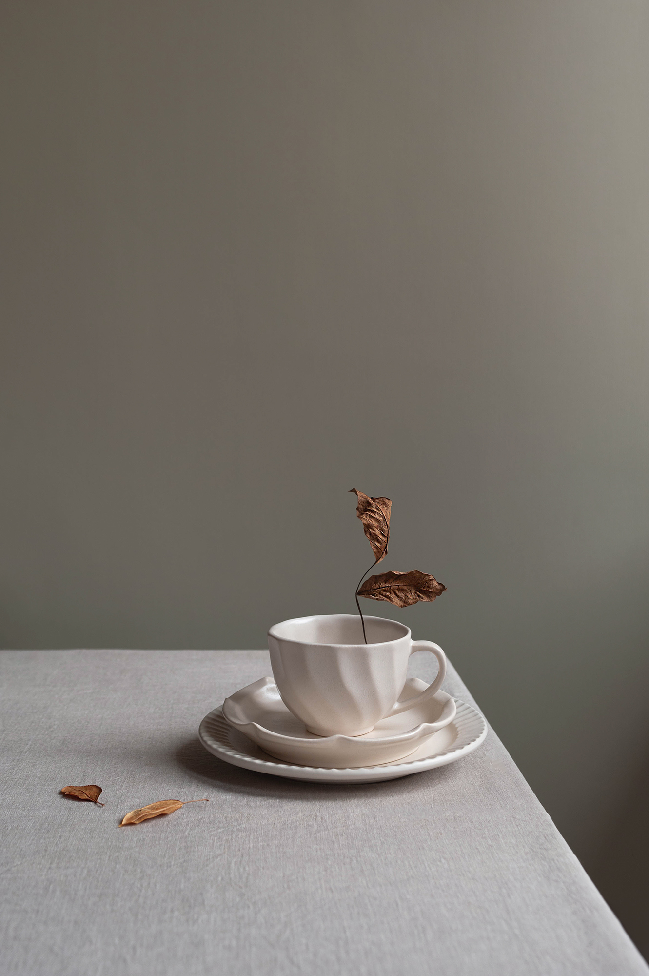 handmade ceramics still life