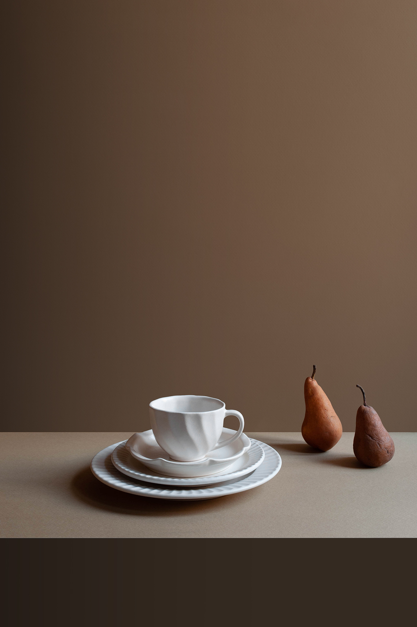 handmade ceramics still life