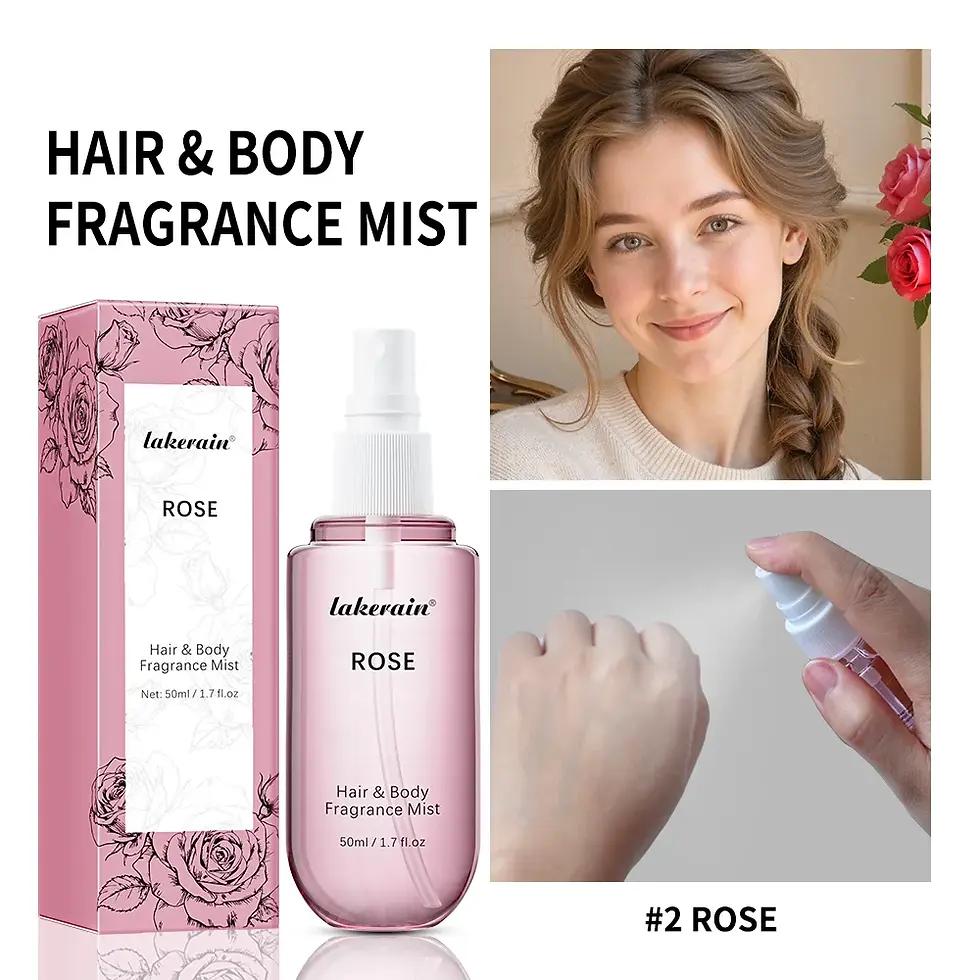 Thumbnail: Vanilla Rose Hair and Body Fragrance Mist 50ml Alcohol-Free