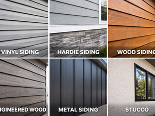 Types of Siding commonly used in B.C. Canada