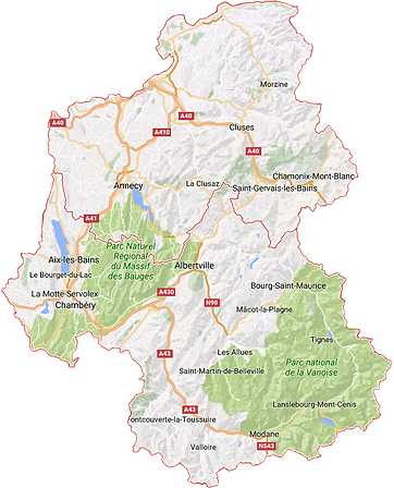 plan de la Savoie, ©Google